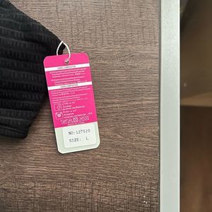 Women's Shein Black Bikini Top — Large